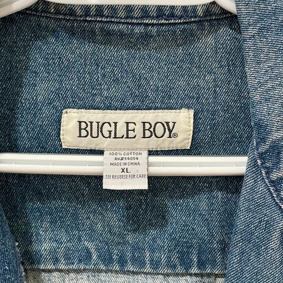 vintage denim jacket - plus-size - Picture 2 of 3